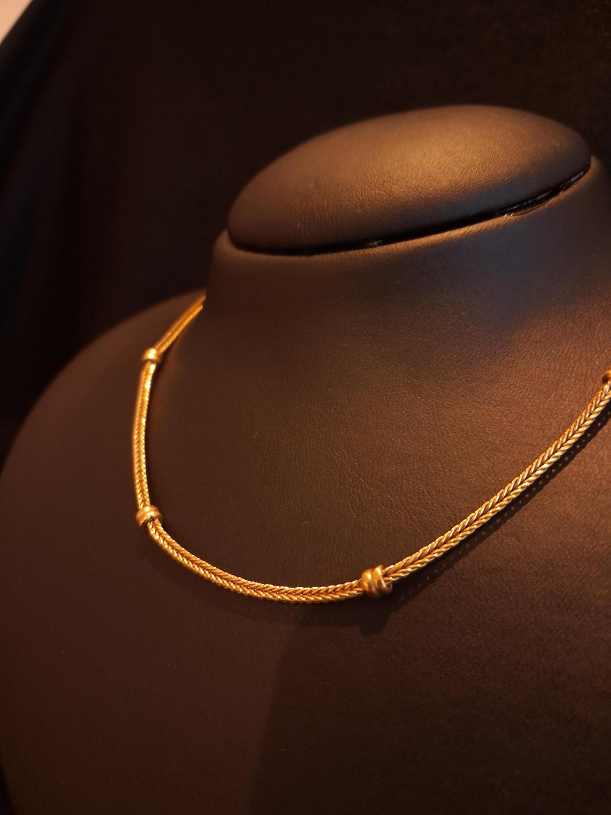 Volta com elos cilindricos Ourivesaria Carlos Alberto