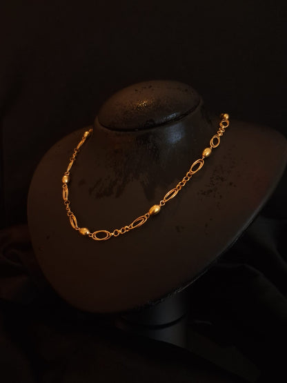 Volta em elos duplos c/ pipinhos Ourivesaria Carlos Alberto