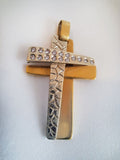 Cruz com pedras trabalhadas Ourivesaria Carlos Alberto