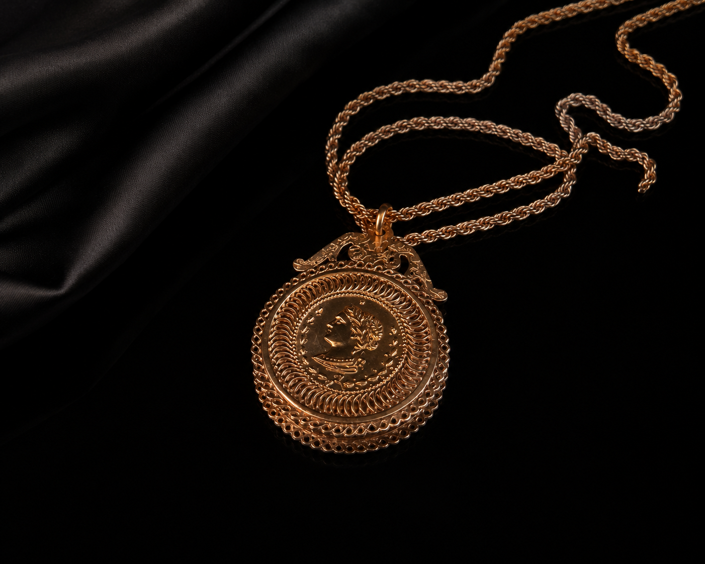 Medalha Dalma , em ouro Ourivesaria Carlos Alberto