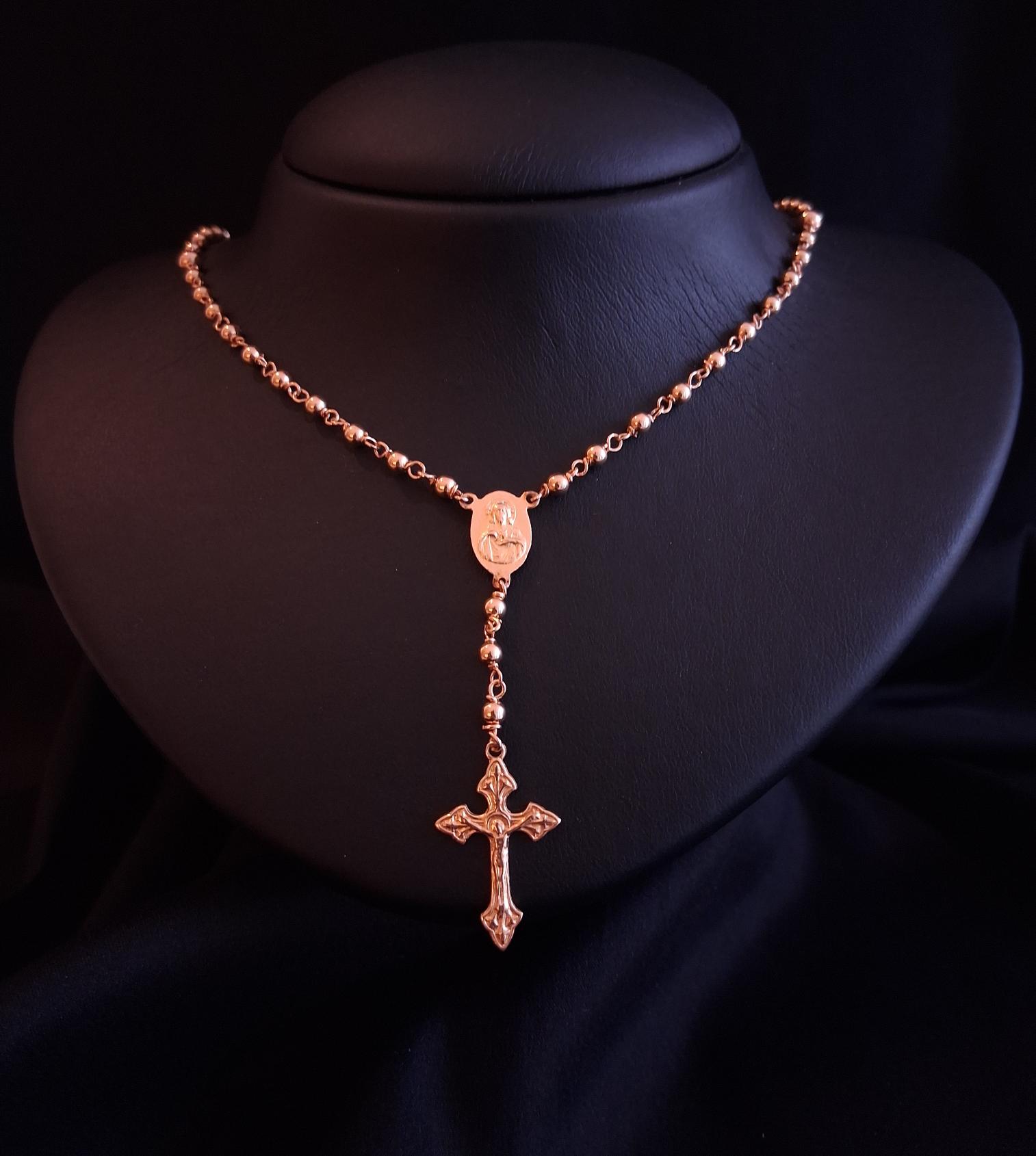 Terço ouro Ourivesaria Carlos Alberto