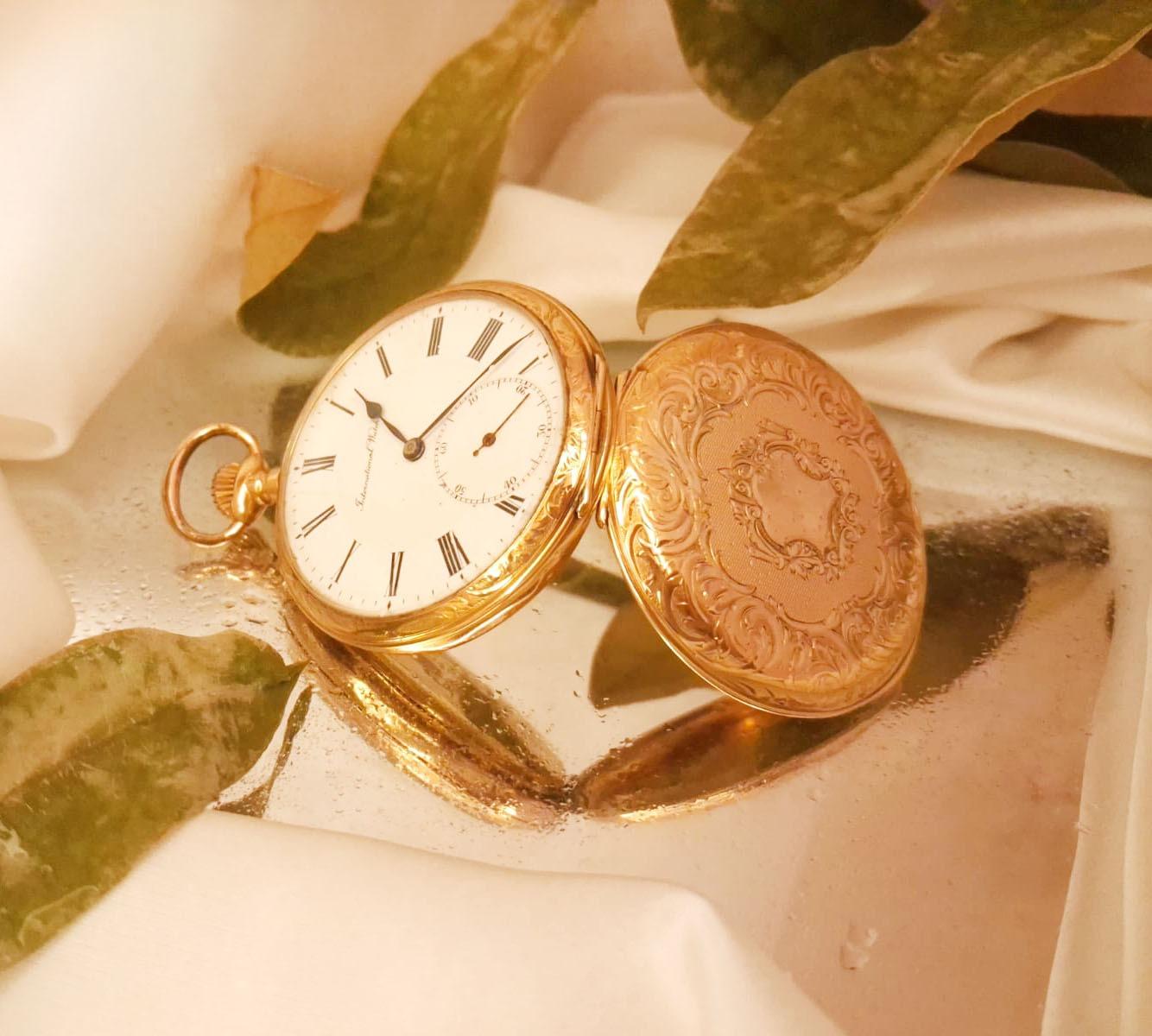 Relógio de bolso "international watch Co." Ourivesaria Carlos Alberto