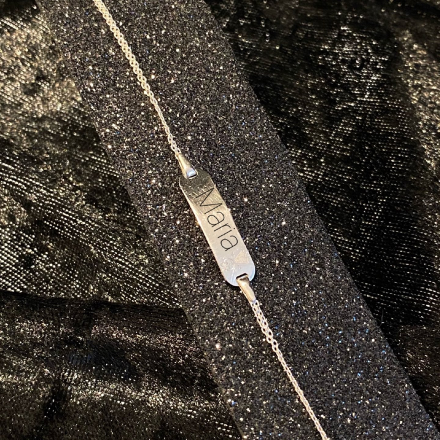 Pulseira com chapa Ourivesaria Carlos Alberto