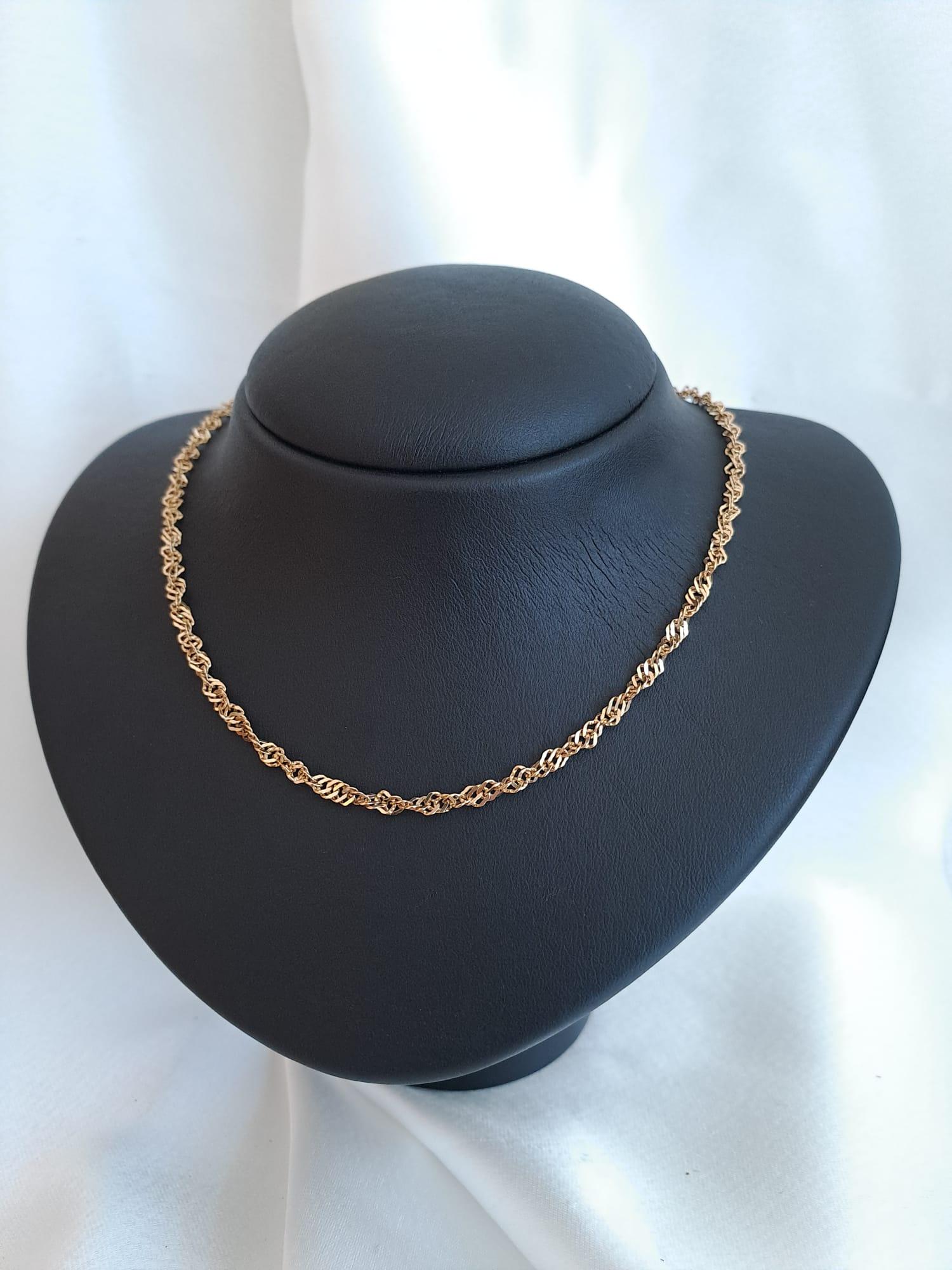 Volta tipo torcida Ourivesaria Carlos Alberto