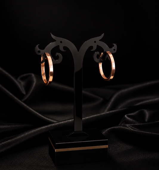 Argola em ouro Ourivesaria Carlos Alberto
