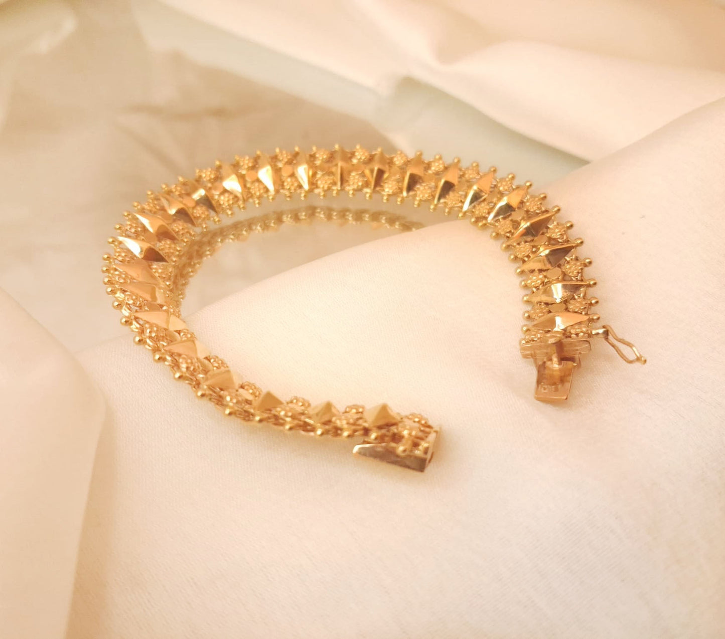 Pulseira com Losângulos Ourivesaria Carlos Alberto