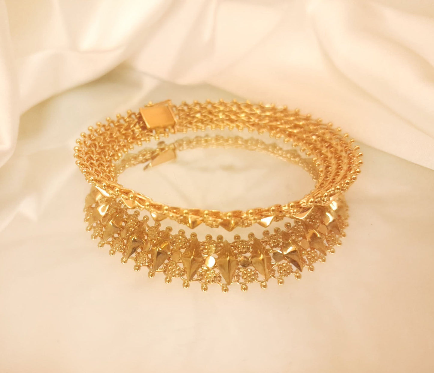 Pulseira com Losângulos Ourivesaria Carlos Alberto