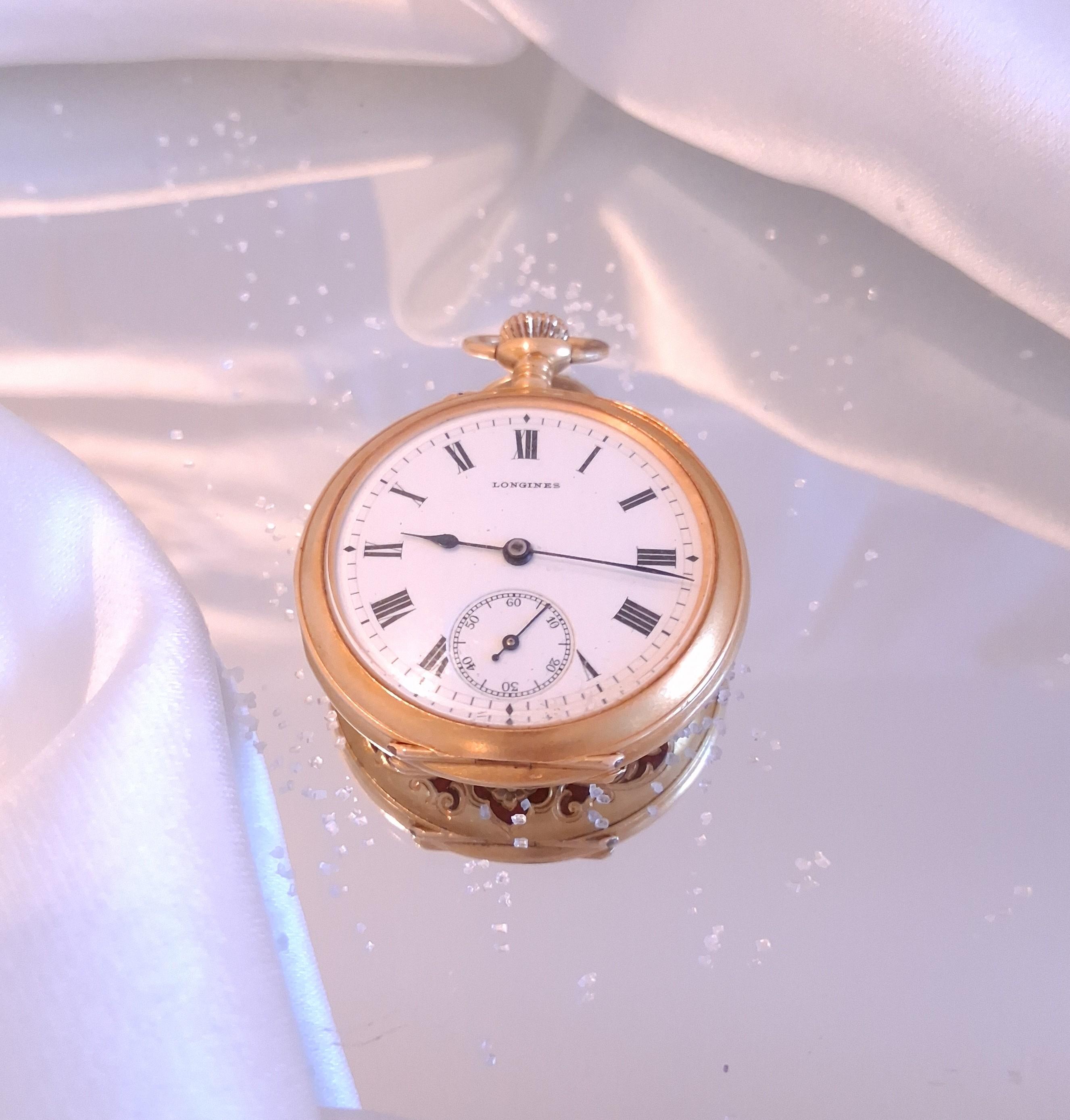 Relógio de bolso "Longine" Ourivesaria Carlos Alberto