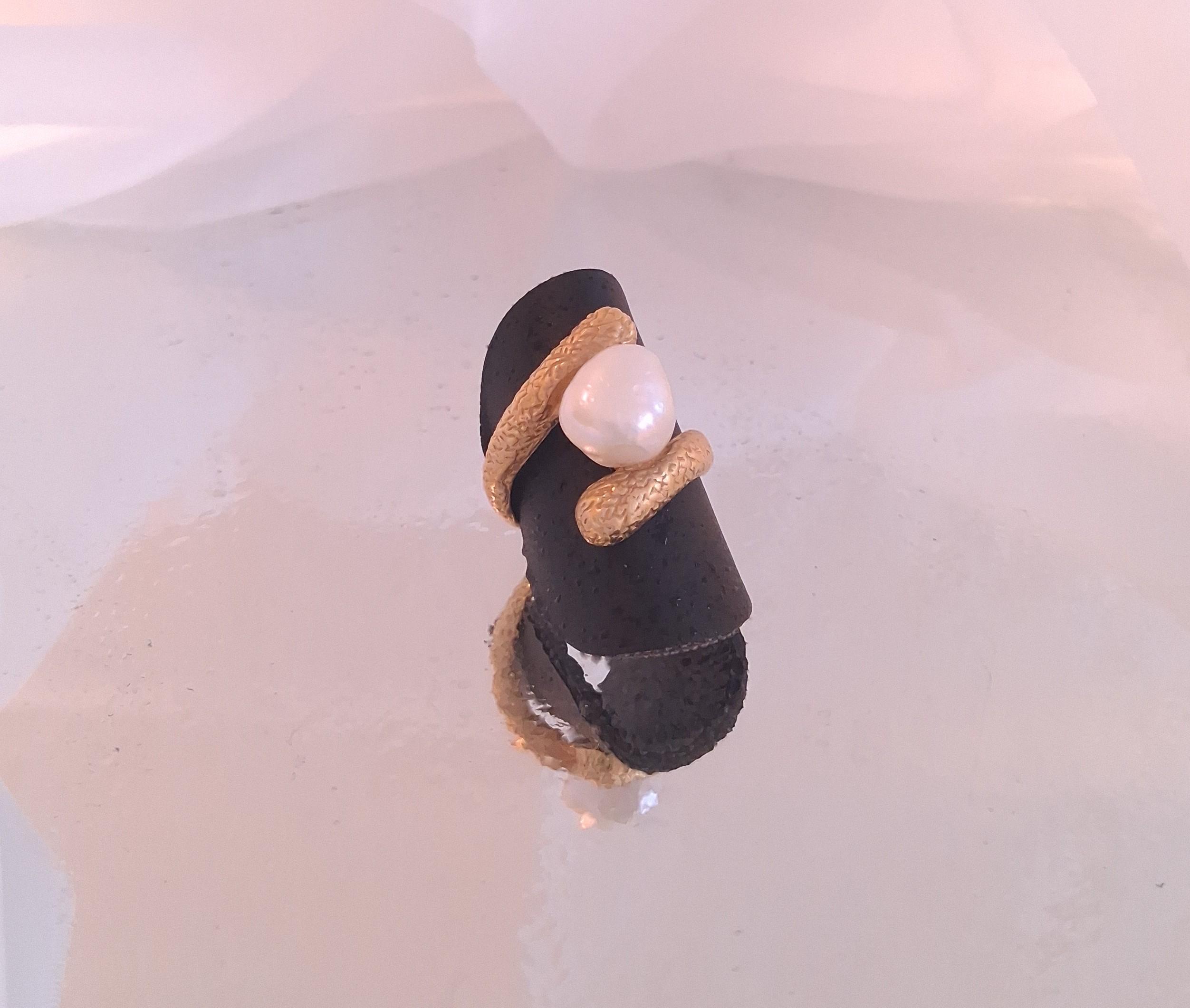 Anel com pérola Ourivesaria Carlos Alberto