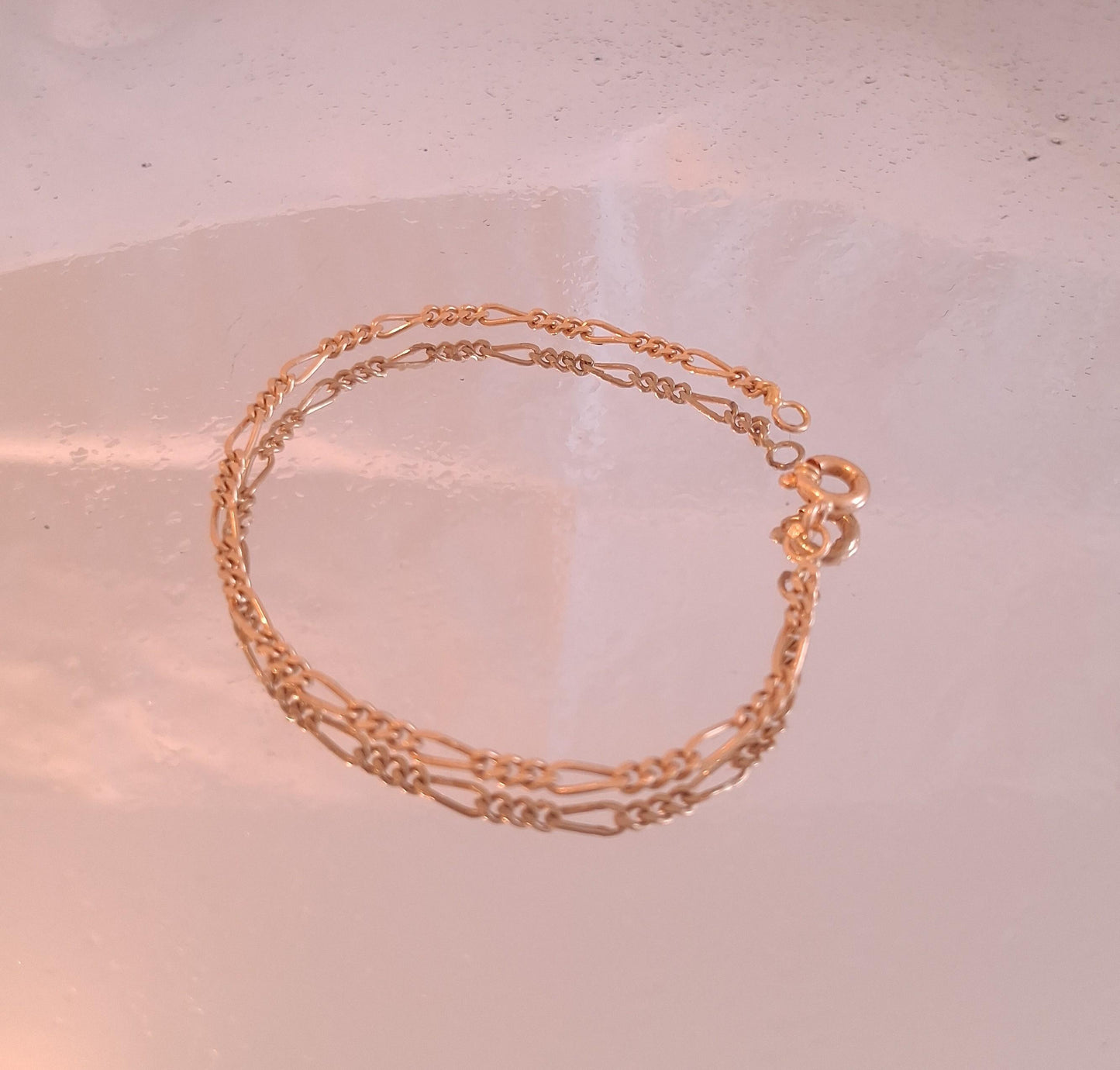 Pulseira malha 3+1 , em ouro Ourivesaria Carlos Alberto