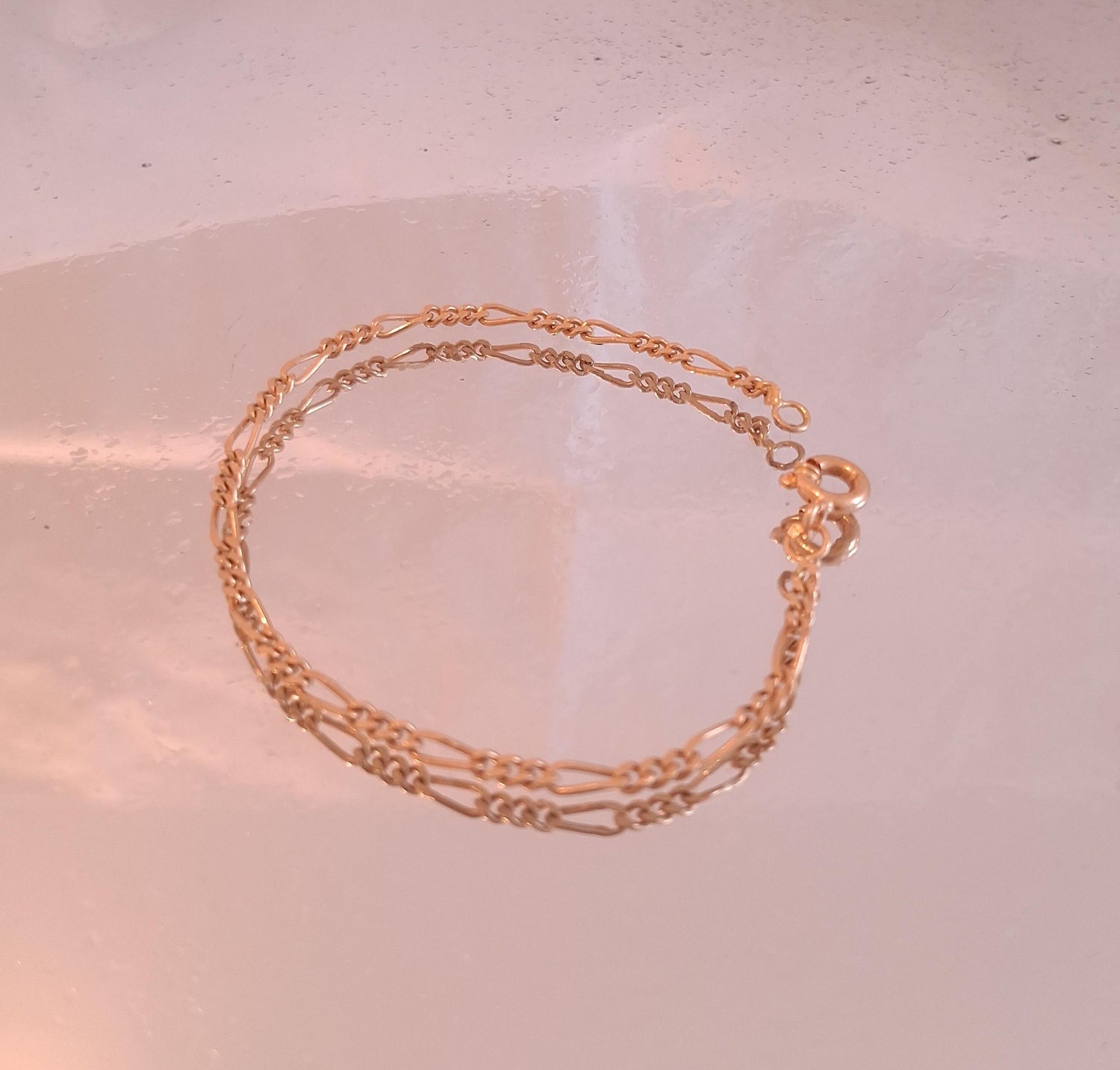 Pulseira malha 3+1 , em ouro Ourivesaria Carlos Alberto