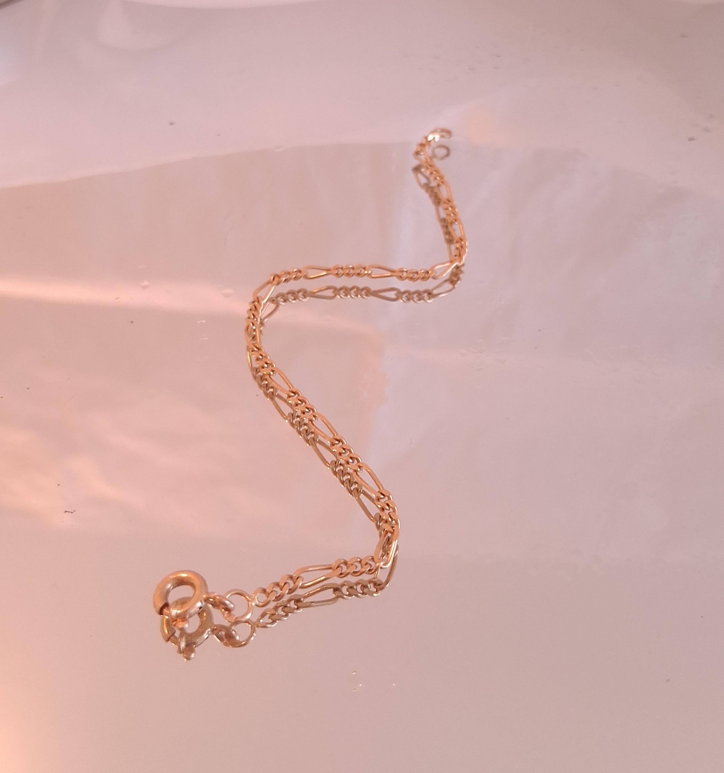 Pulseira malha 3+1 , em ouro Ourivesaria Carlos Alberto