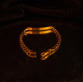 Pulseira  c/chapa, em ouro Ourivesaria Carlos Alberto