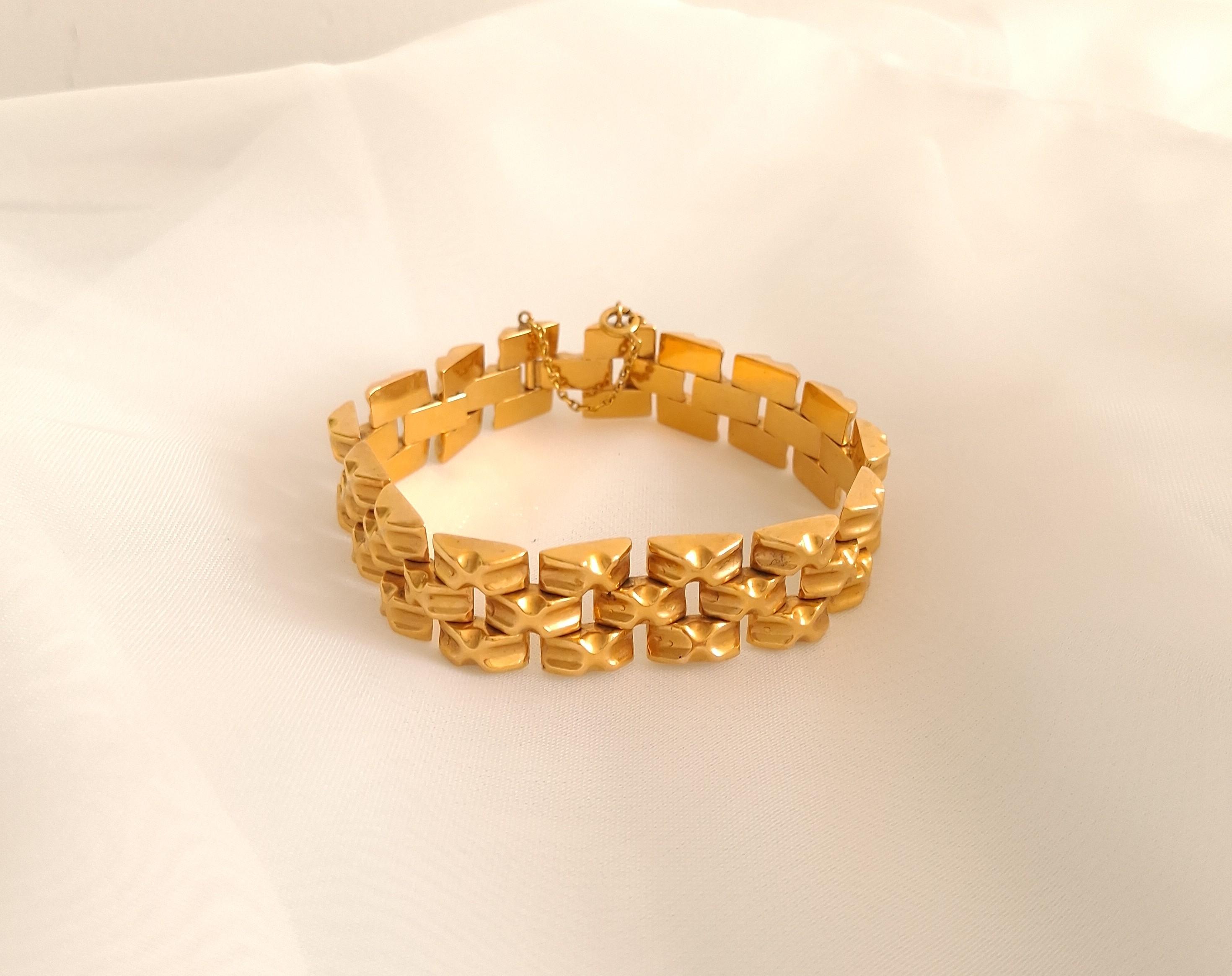 Pulseira larga Ourivesaria Carlos Alberto