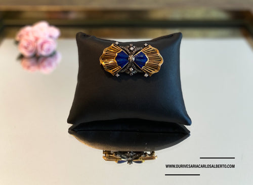 Alfinete ouro e prata Ourivesaria Carlos Alberto