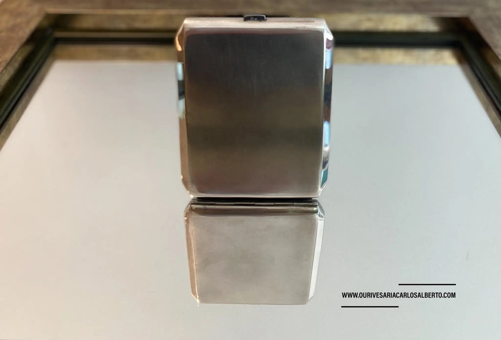 Cigarreira "Jerónimos Portugal" Ourivesaria Carlos Alberto