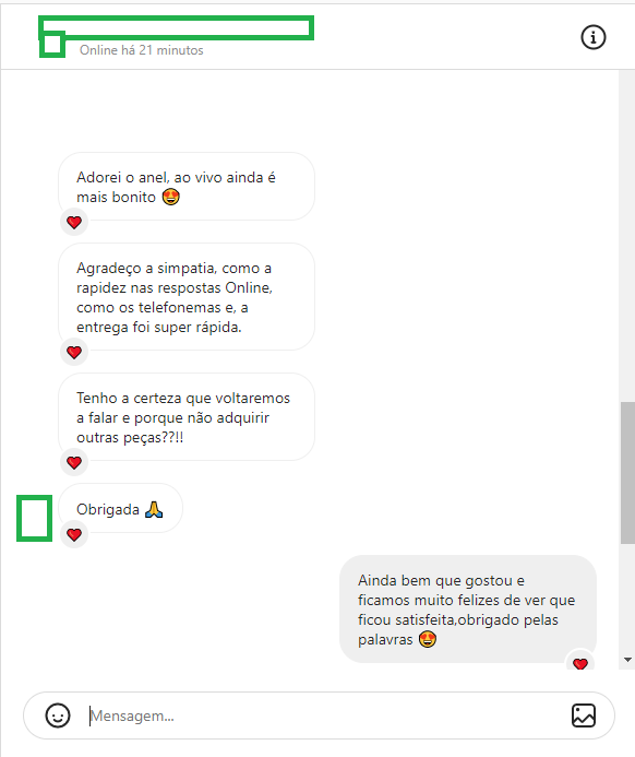 Feedback Ourivesaria Carlos Alberto